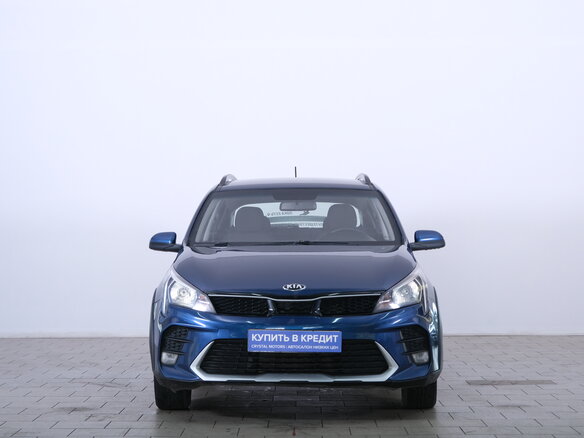 2021 Kia Rio X IV Рестайлинг, синий, 1449000 рублей - вид 1