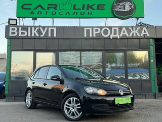 2011 Volkswagen Golf VI, чёрный, 899000 рублей, вид 1