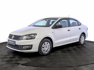 2018 Volkswagen Polo V Рестайлинг, белый, 1180000 рублей, вид 1