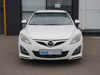 2011 Mazda 6 II (GH) Рестайлинг, белый, 940000 рублей, вид 2
