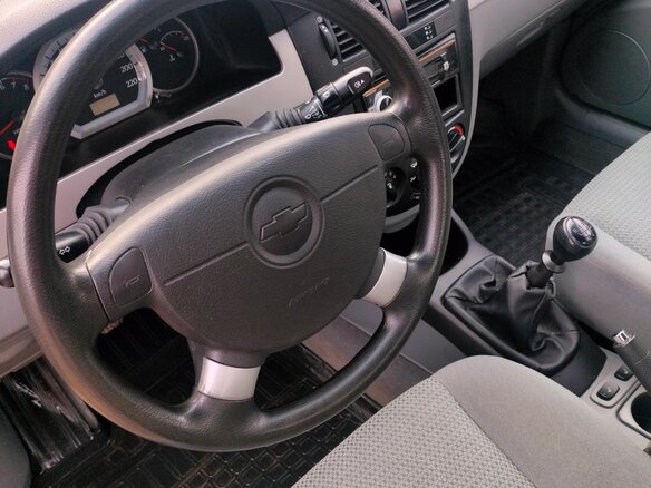 2012 Chevrolet Lacetti I, серебристый, 625000 рублей - вид 3