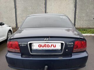 2007 Hyundai Sonata ТагАЗ IV (EF) Рестайлинг, синий, 700000 рублей, вид 1