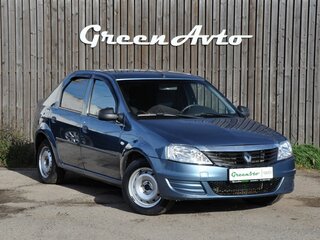 2012 Renault Logan I Рестайлинг, синий, 450000 рублей, вид 3