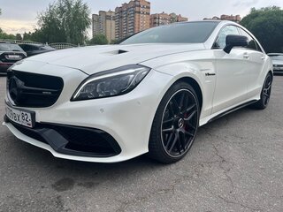 2016 Mercedes-Benz CLS AMG 63 AMG S II (W218) Рестайлинг, белый, 4250000 рублей, вид 2
