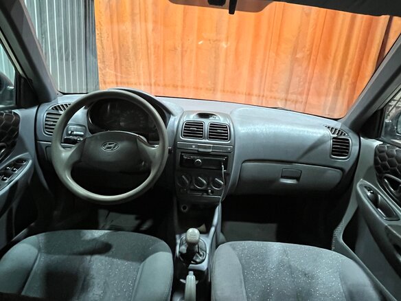 2008 Hyundai Accent ТагАЗ II, бежевый, 520000 рублей - вид 6