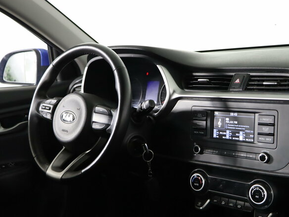 2021 Kia Rio X IV Рестайлинг, синий, 1499990 рублей - вид 11
