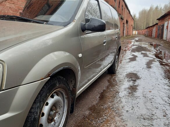 2013 LADA (ВАЗ) Largus, серый, 420000 рублей - вид 1