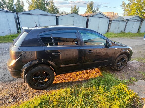 2007 Opel Astra H Рестайлинг, чёрный, 370000 рублей - вид 1