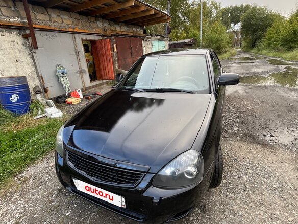 2011 Lada (ВАЗ) Priora I, чёрный - вид 9