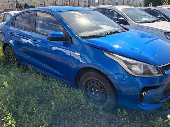 2017 Kia Rio IV, синий, 1123100 рублей - вид 2