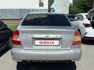 2001 Hyundai Accent II, серебристый, 240000 рублей, вид 5