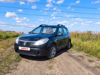 2013 Renault Sandero I, чёрный, 365000 рублей, вид 2