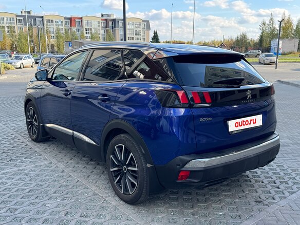 2017 Peugeot 3008 II, синий, 1375000 рублей - вид 6