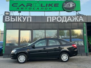 2014 Lada (ВАЗ) Granta I, чёрный, 399000 рублей, вид 3
