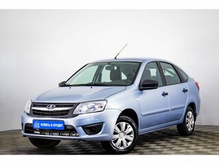 2017 Lada (ВАЗ) Granta I, голубой, 629000 рублей, вид 3