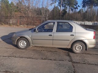 2012 Renault Logan I Рестайлинг, бежевый, 400000 рублей, вид 3