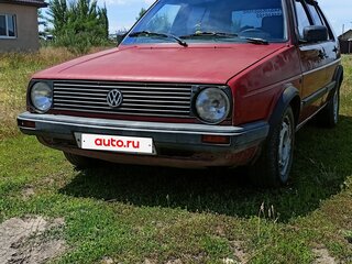1990 Volkswagen Golf II, красный, 177000 рублей, вид 1