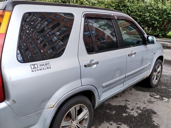 2004 Honda CR-V II, серебристый, 600000 рублей - вид 3