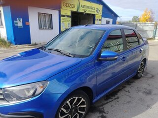 2019 Lada (ВАЗ) Granta Drive Active I Рестайлинг, синий, 850000 рублей, вид 5