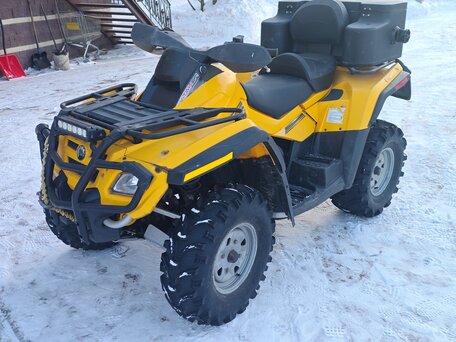 2005 BRP Can-Am Outlander 800, жёлтый, 750000 рублей, вид 5