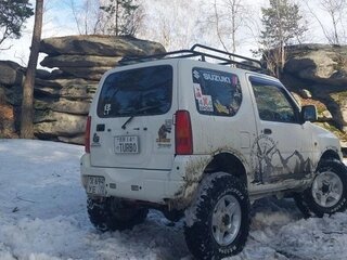 2010 Suzuki Jimny Kei car III Рестайлинг 1, белый, 900000 рублей, вид 3
