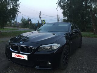 2012 BMW 5 серии 520i VI (F10/F11/F07), чёрный, 1630000 рублей, вид 3