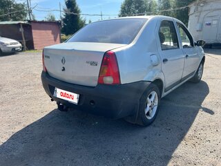 2005 Renault Logan I, серебристый, 285000 рублей, вид 4
