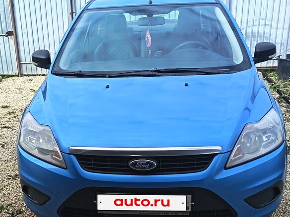 2008 Ford Focus II Рестайлинг, голубой, 460000 рублей - вид 3