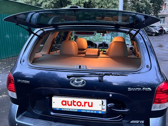 2004 Hyundai Santa Fe I, синий, 1150000 рублей - вид 5