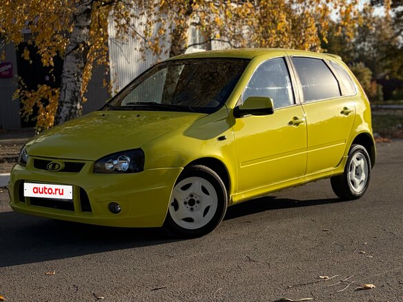 2011 Lada (ВАЗ) Kalina Sport I, жёлтый, 349000 рублей