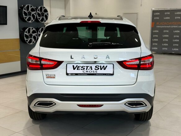 2025 Lada (ВАЗ) Vesta SW Cross I Рестайлинг (NG), белый - вид 3