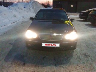 2007 Mercedes-Benz C-Класс 200 II (W203) Рестайлинг, чёрный, 1000000 рублей, вид 2