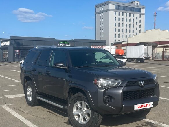 2017 Toyota 4Runner V Рестайлинг, серый - вид 2