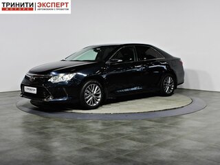 2015 Toyota Camry VII (XV50) Рестайлинг, чёрный, 2257000 рублей, вид 1