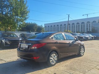 2016 Hyundai Solaris I Рестайлинг, коричневый, 1049000 рублей, вид 5