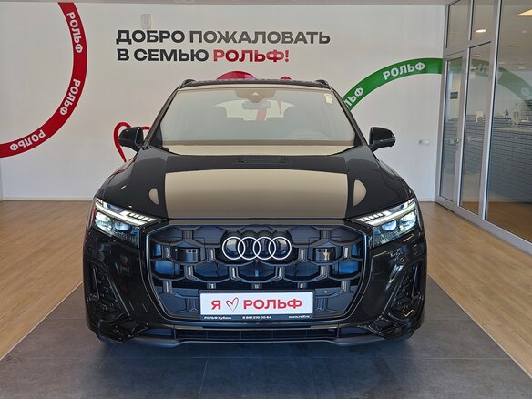2025 Audi Q7 50 TDI II (4M) Рестайлинг 2, чёрный - вид 1