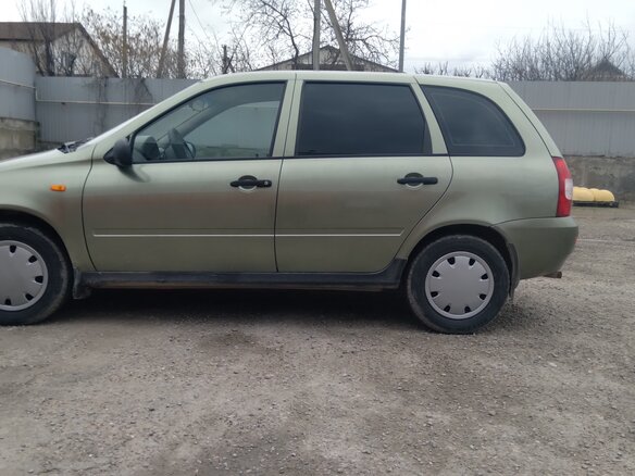 2008 Lada (ВАЗ) Kalina I, зелёный, 320000 рублей - вид 6
