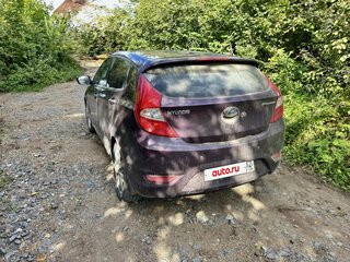 2011 Hyundai Solaris I, фиолетовый, 310000 рублей, вид 4