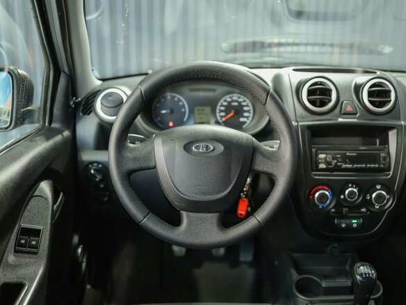 2014 Lada (ВАЗ) Granta I, чёрный, 469000 рублей - вид 8