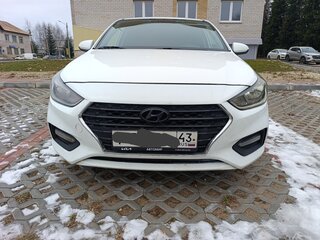 2017 Hyundai Solaris II, белый, 835000 рублей, вид 1