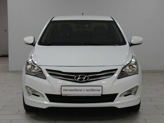 2014 Hyundai Solaris I, белый, 859900 рублей, вид 2