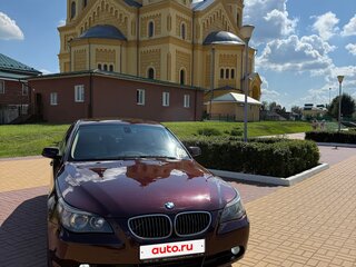 2006 BMW 5 серии 525xi V (E60/E61), красный, 1100000 рублей, вид 4