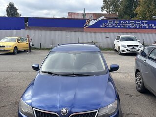 2018 Skoda Rapid I Рестайлинг, синий, 1050000 рублей, вид 2