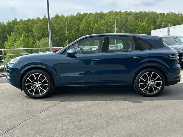 2024 Porsche Cayenne III Рестайлинг, синий - вид 6