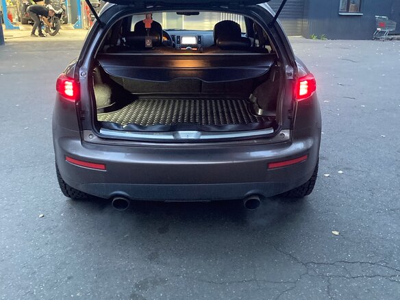2008 Infiniti FX FX35 I (S50) Рестайлинг, коричневый - вид 7