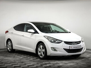 2013 Hyundai Elantra V (MD) Рестайлинг, белый, 810000 рублей, вид 3