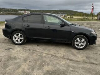 2007 Mazda 3 I (BK) Рестайлинг, чёрный, 420000 рублей, вид 4