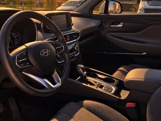 2019 Hyundai Santa Fe IV, белый, 2950000 рублей, вид 4