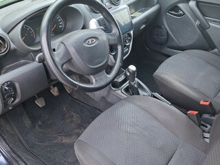 2012 Lada (ВАЗ) Granta I, чёрный, 360000 рублей, вид 3