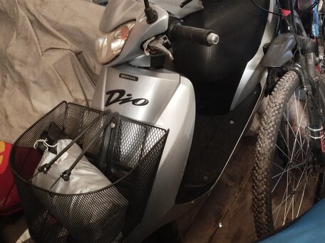 2014 Honda Dio, серебристый, 66000 рублей, вид 1